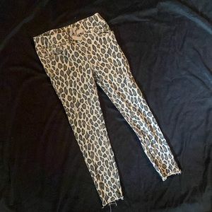 YMI girl cheetah print pants